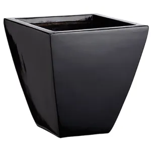 12"Hx12"W Fiberglass Square Container -Black