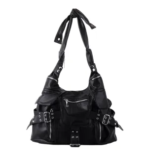 1688 - Complex Large Satchel Shoulder Bag