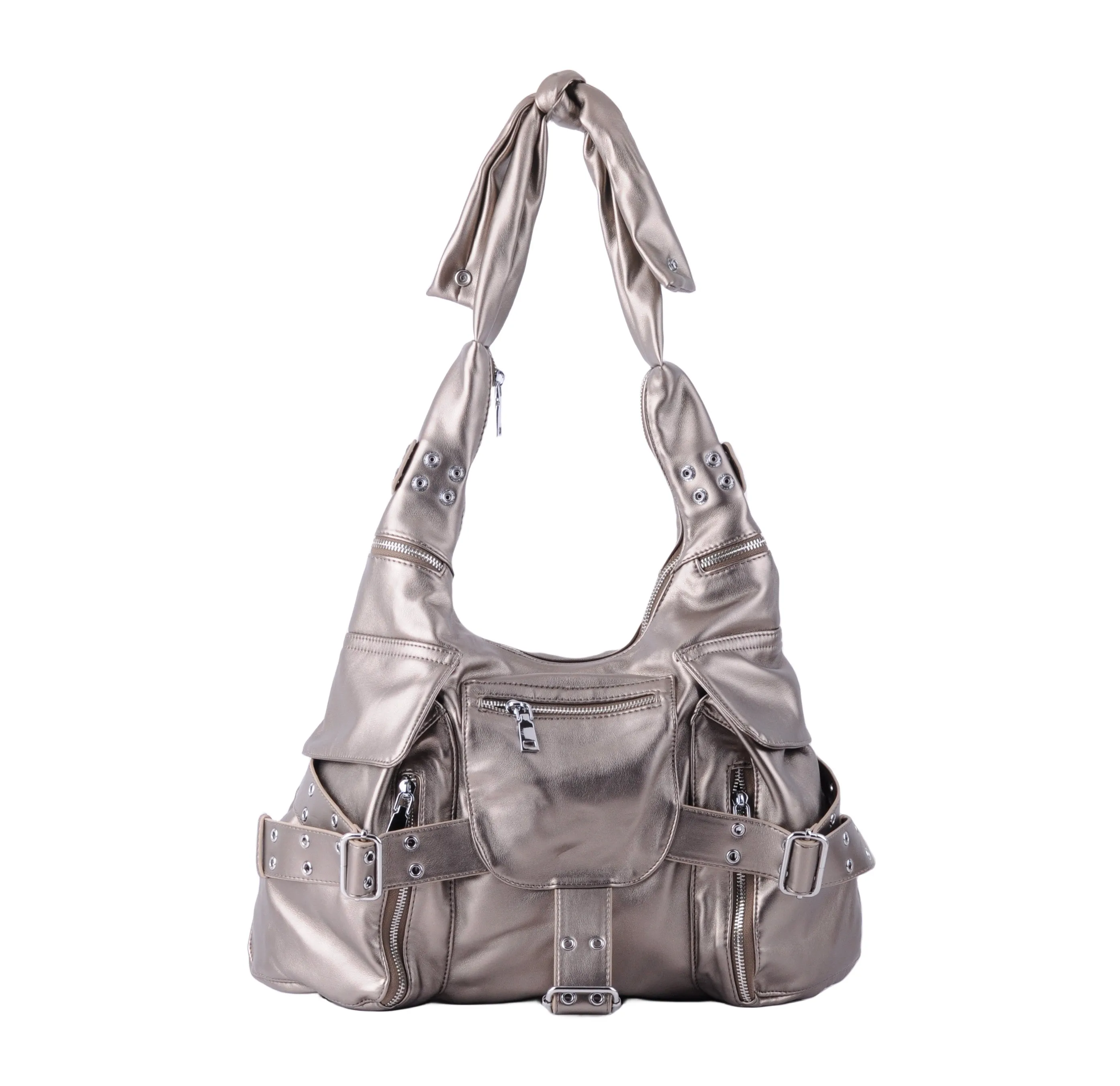 1688 - Complex Large Satchel Shoulder Bag