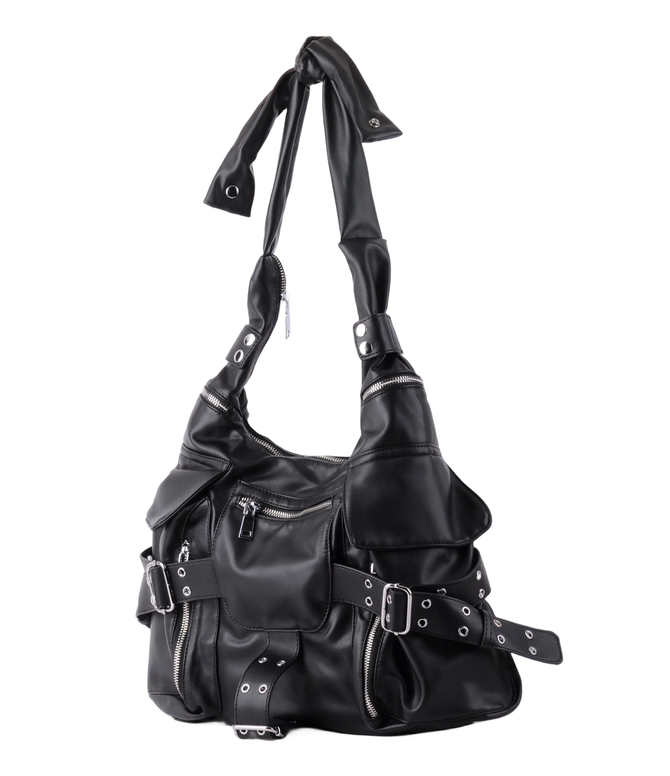1688 - Complex Large Satchel Shoulder Bag
