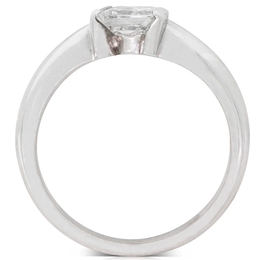 18ct White Gold .50ct Diamond Solitaire Ring