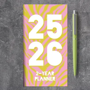 2025-2026 Sassy Zebra Small Monthly Pocket Planner