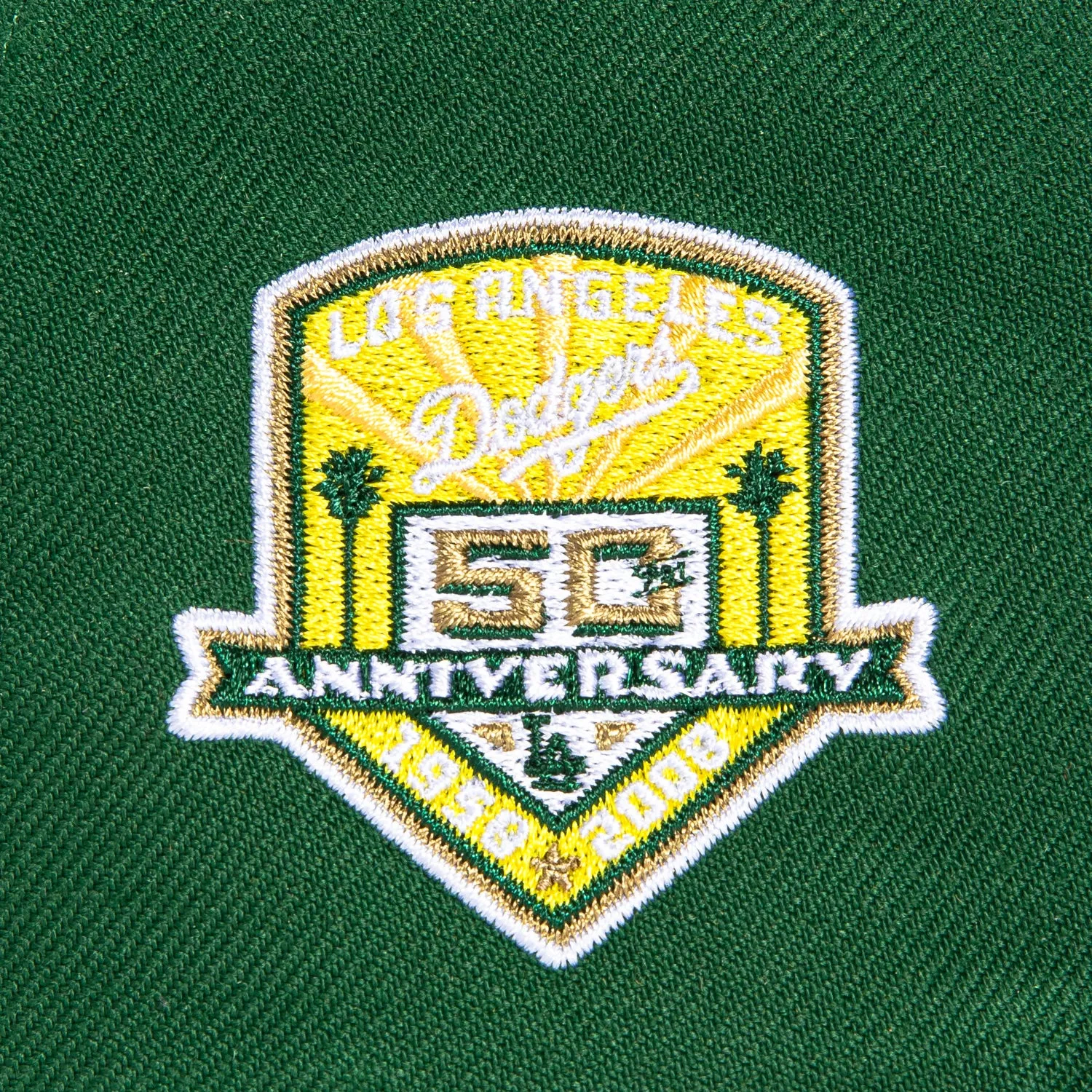 47 Brand Lemonade Sureshot Captain Los Angeles Dodgers 50th Anniversary Patch Snapback Hat - Green