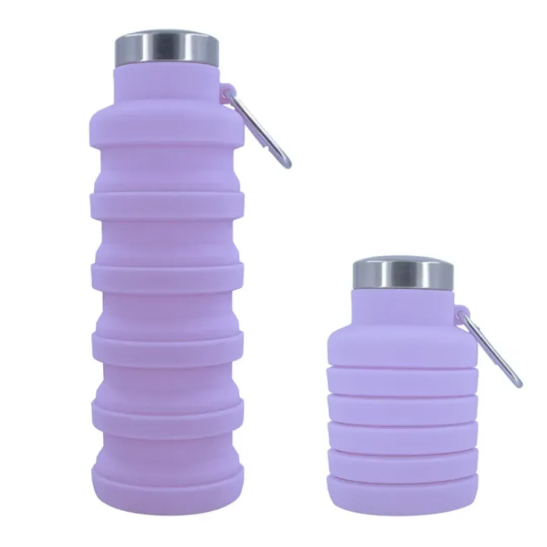 500ML COLLAPSIBLE SILICONE WATER BOTTLE