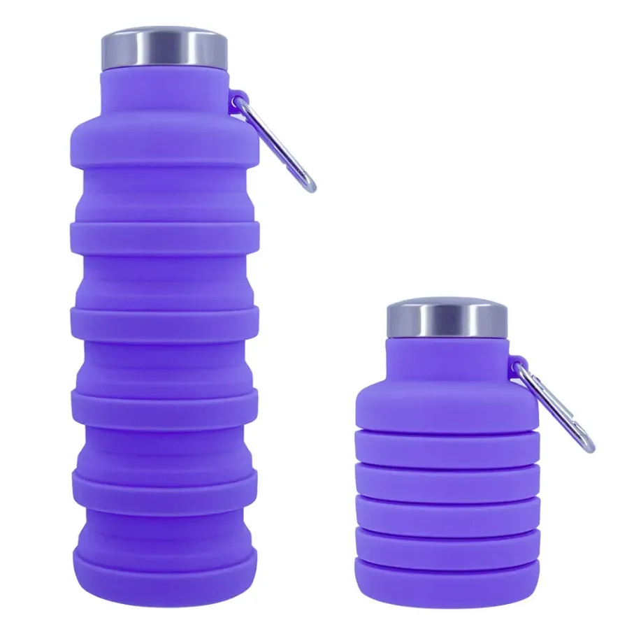 500ML COLLAPSIBLE SILICONE WATER BOTTLE