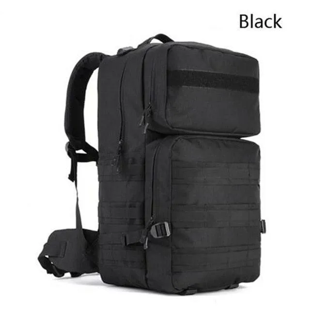 55L Waterproof Outdoor Travel Molle Backpack