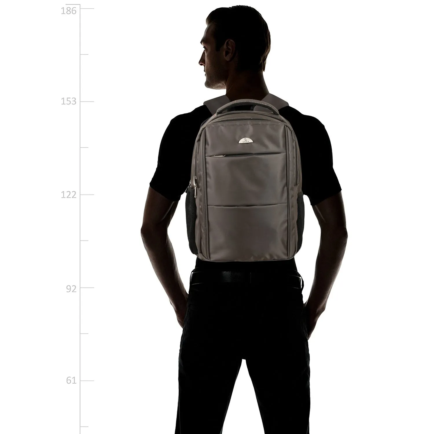9263 Black Unisex Backpack