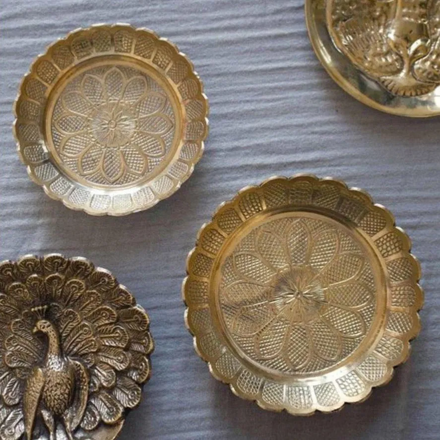 A-La Flower Bowl Large Gold