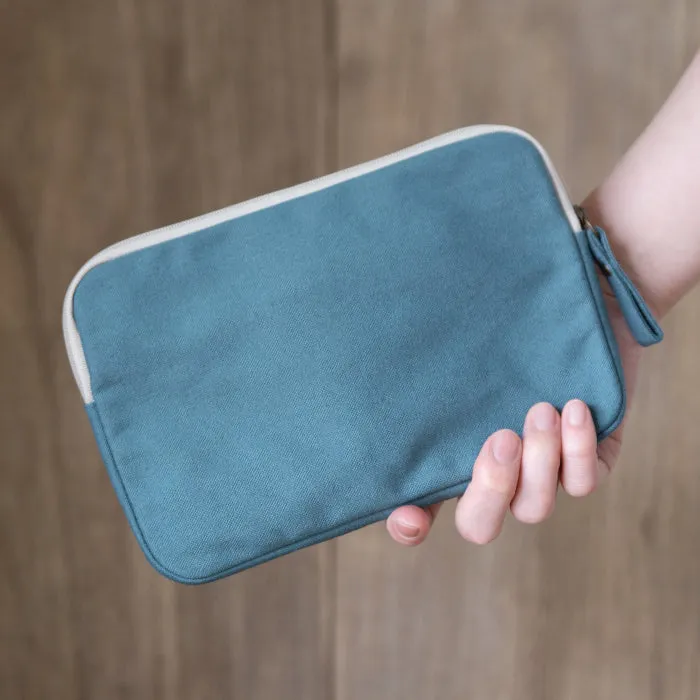 A6 Size Canvas Utility Pouch by Yuyake | Made in Japan