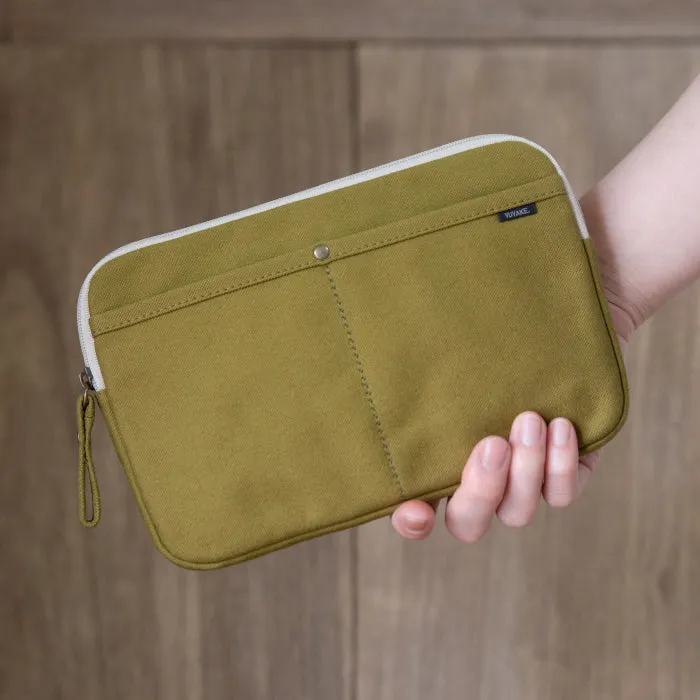 A6 Size Canvas Utility Pouch by Yuyake | Made in Japan