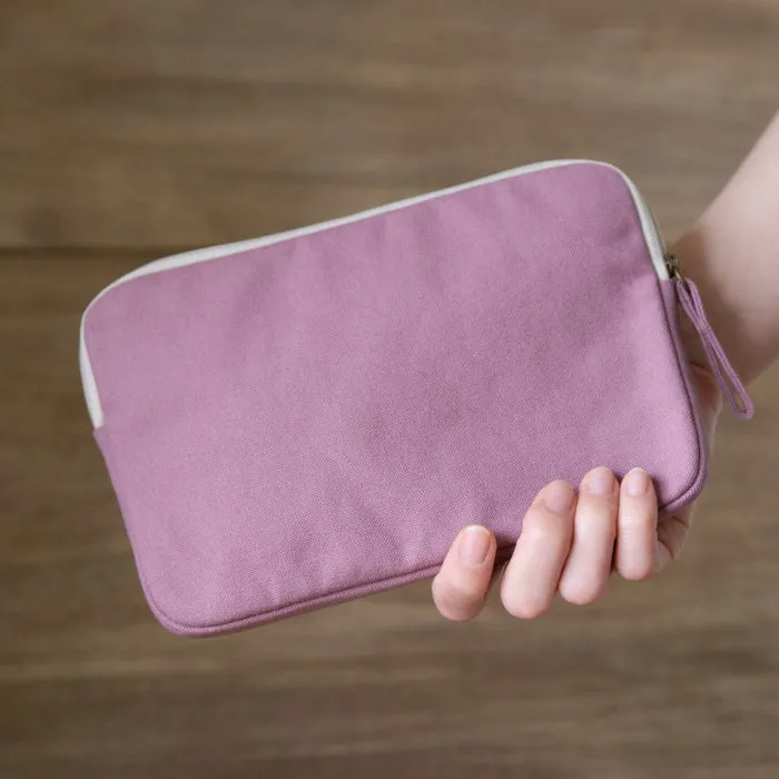 A6 Size Canvas Utility Pouch by Yuyake | Made in Japan