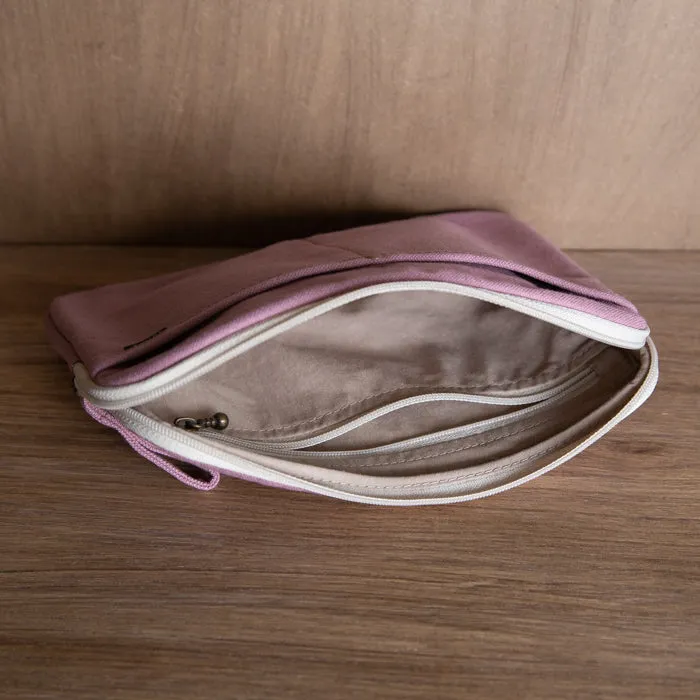 A6 Size Canvas Utility Pouch by Yuyake | Made in Japan