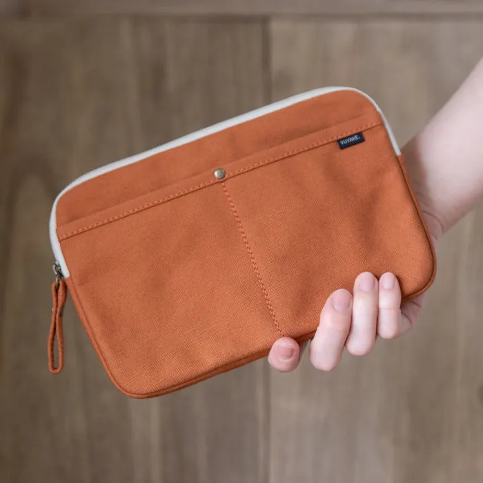 A6 Size Canvas Utility Pouch by Yuyake | Made in Japan