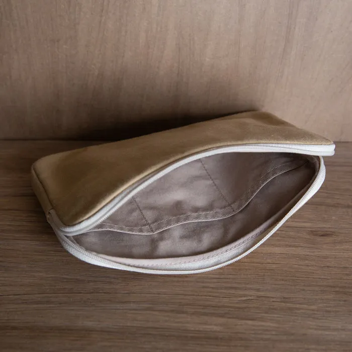 A6 Size Canvas Utility Pouch by Yuyake | Made in Japan