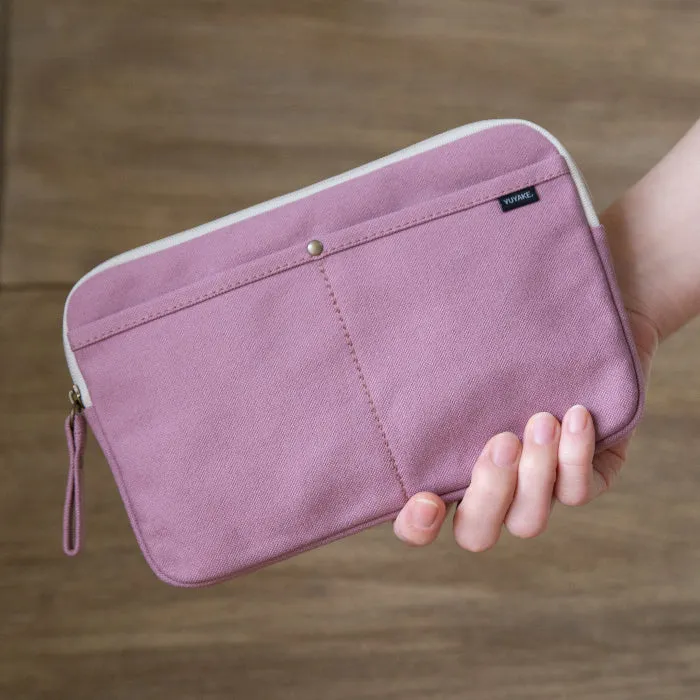 A6 Size Canvas Utility Pouch by Yuyake | Made in Japan