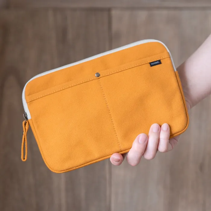 A6 Size Canvas Utility Pouch by Yuyake | Made in Japan