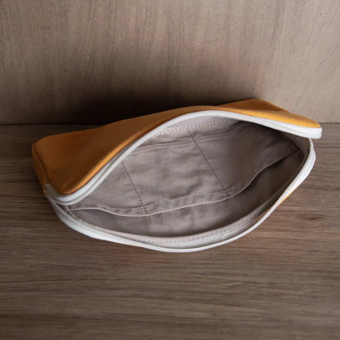 A6 Size Canvas Utility Pouch by Yuyake | Made in Japan