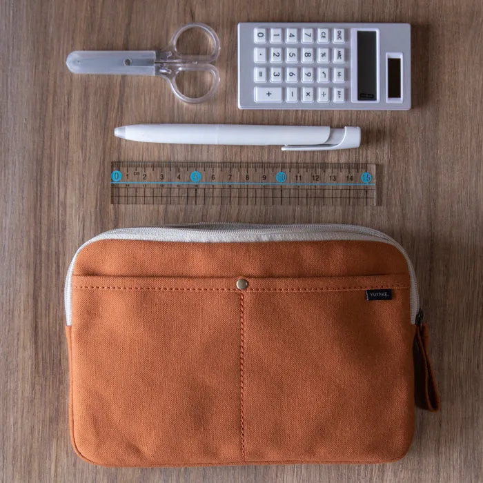 A6 Size Canvas Utility Pouch by Yuyake | Made in Japan