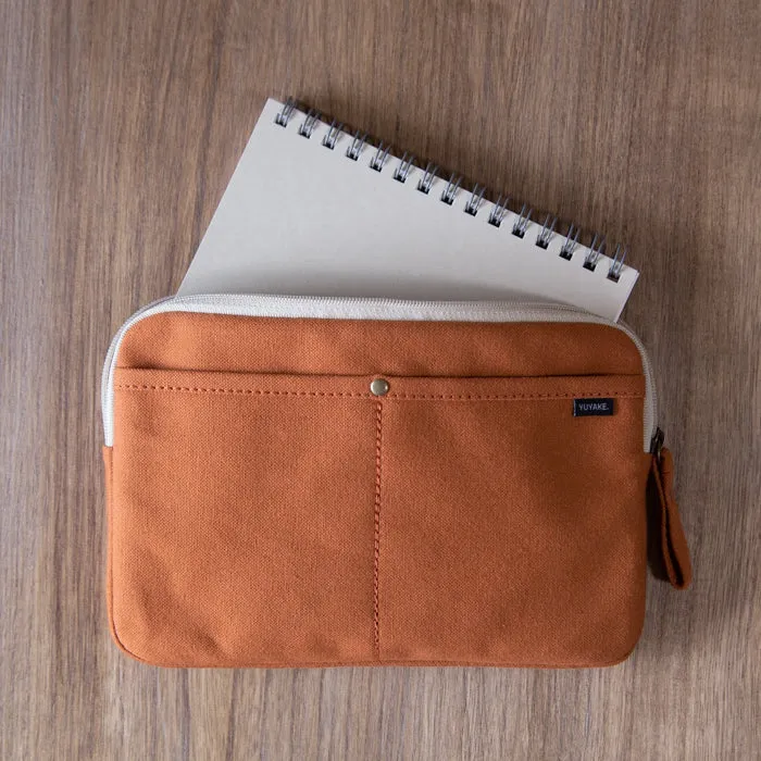 A6 Size Canvas Utility Pouch by Yuyake | Made in Japan