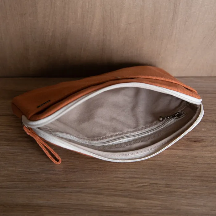 A6 Size Canvas Utility Pouch by Yuyake | Made in Japan