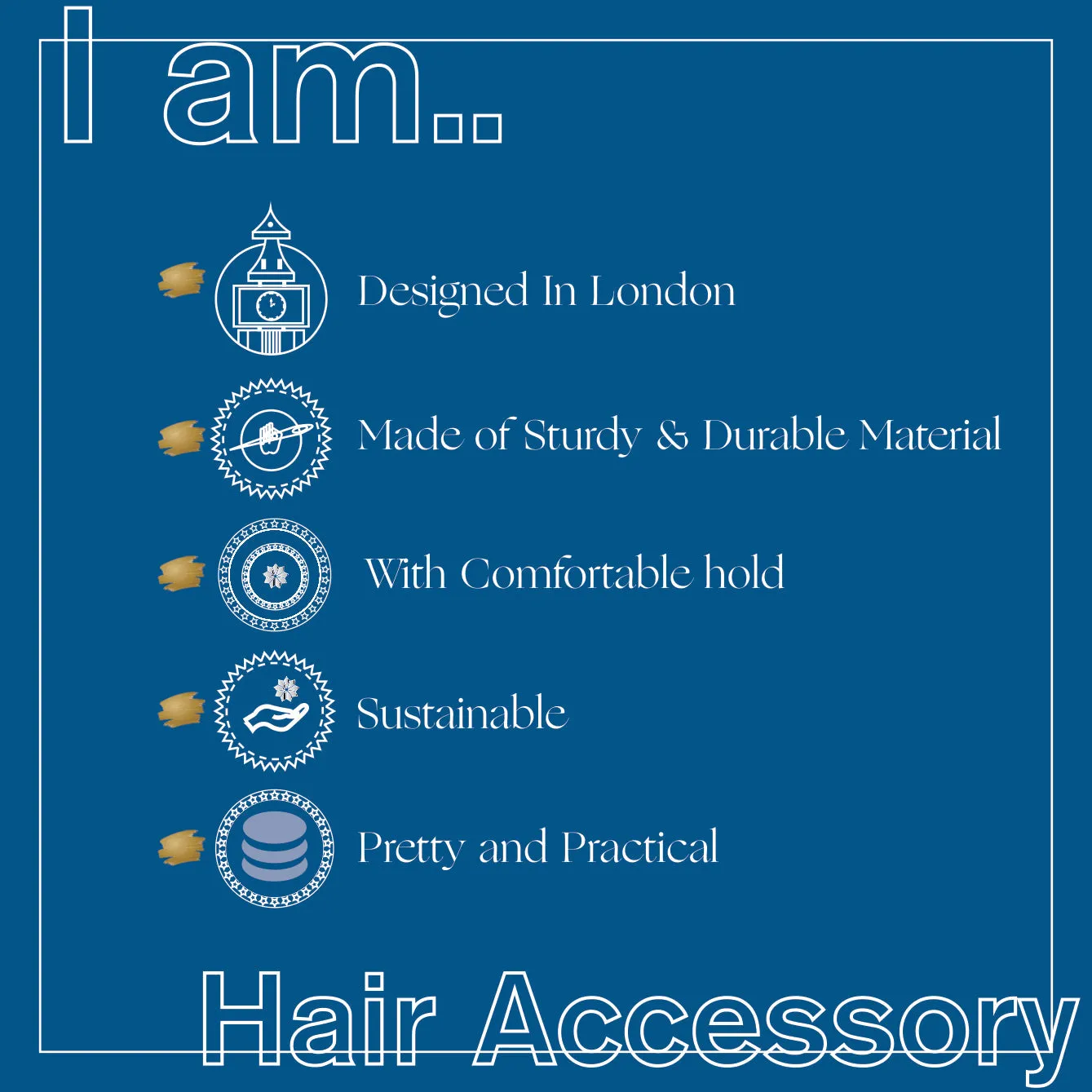 Accessorize London Women's 2 X Chandelier Slides Hair Clip