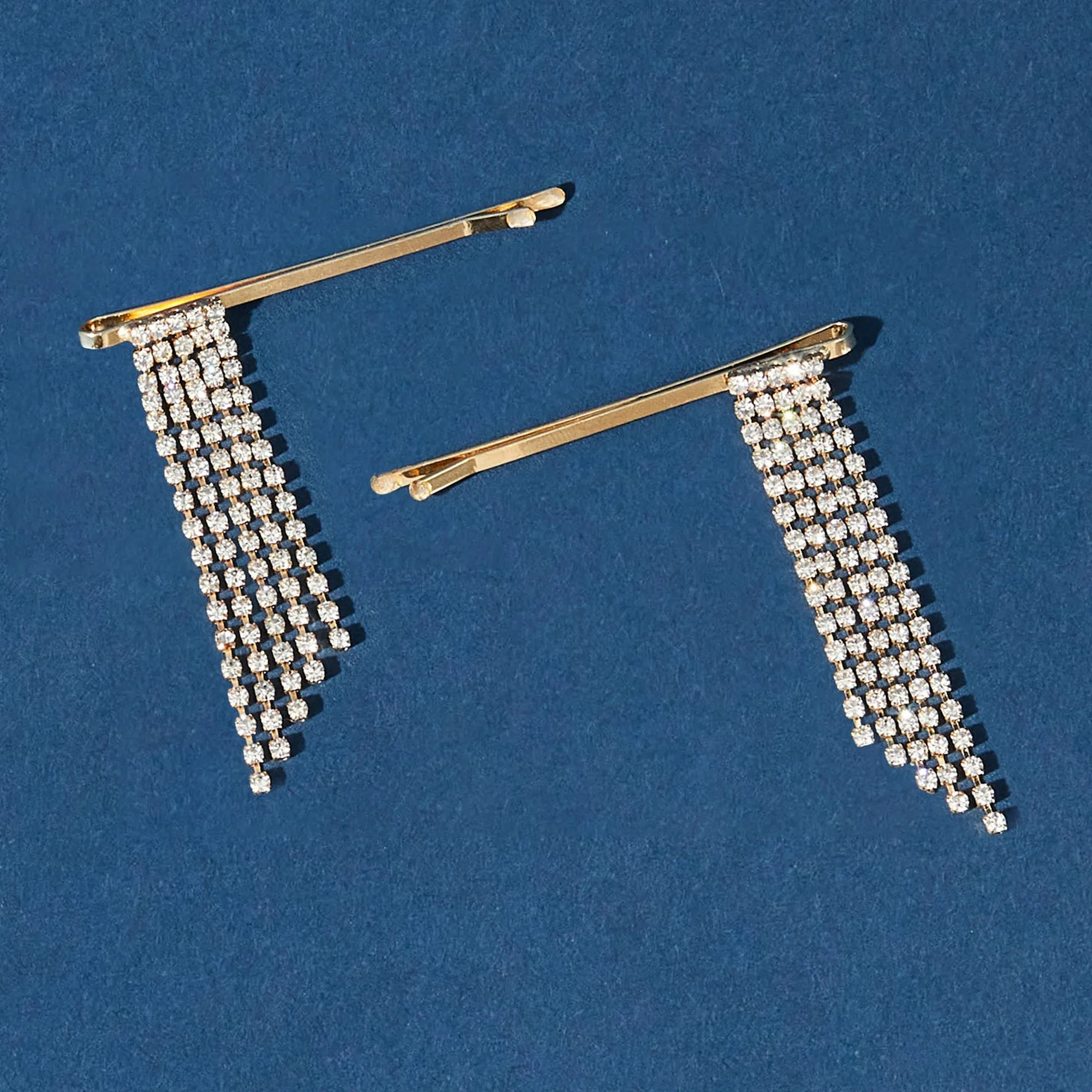 Accessorize London Women's 2 X Chandelier Slides Hair Clip