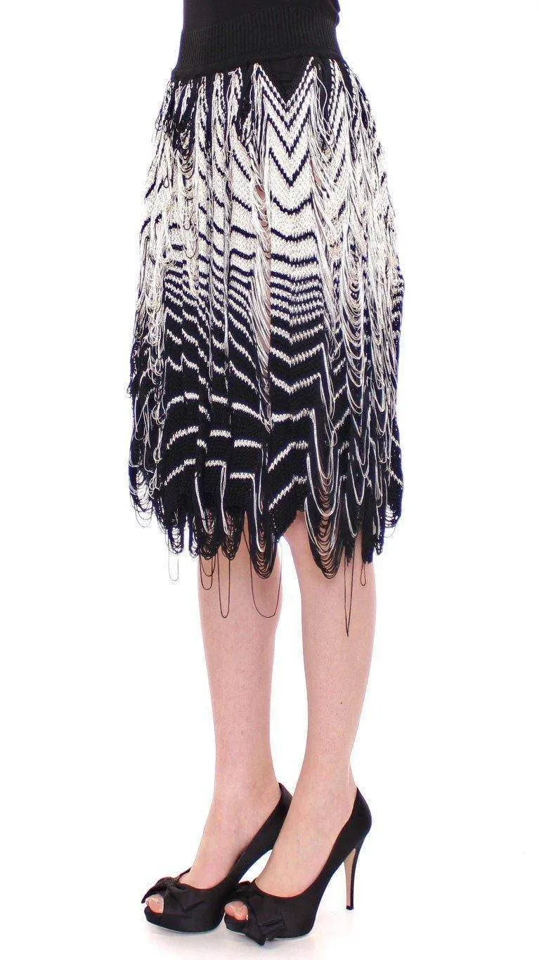 Alice Palmer  Knitted Assymetrical Skirt