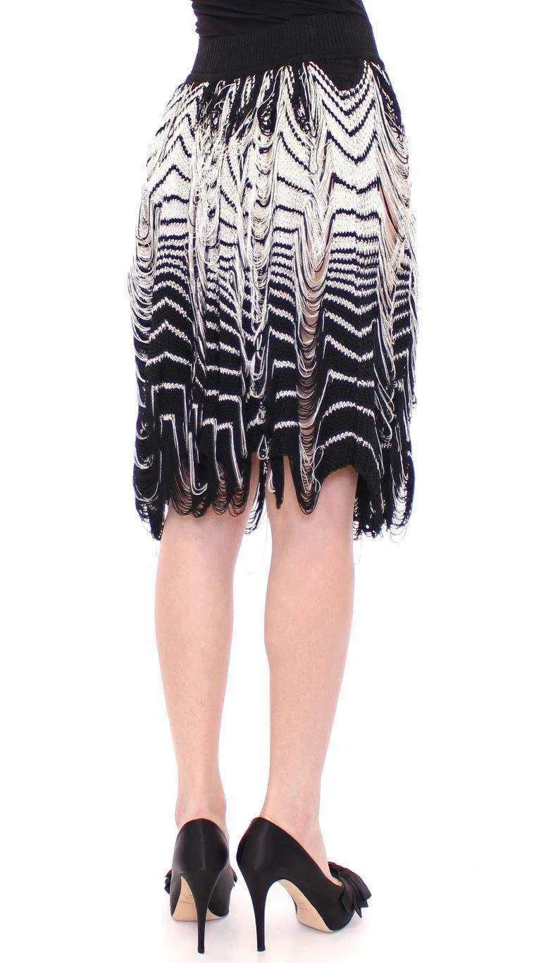 Alice Palmer  Knitted Assymetrical Skirt