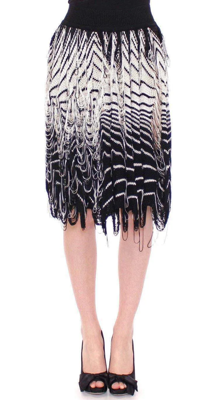 Alice Palmer  Knitted Assymetrical Skirt