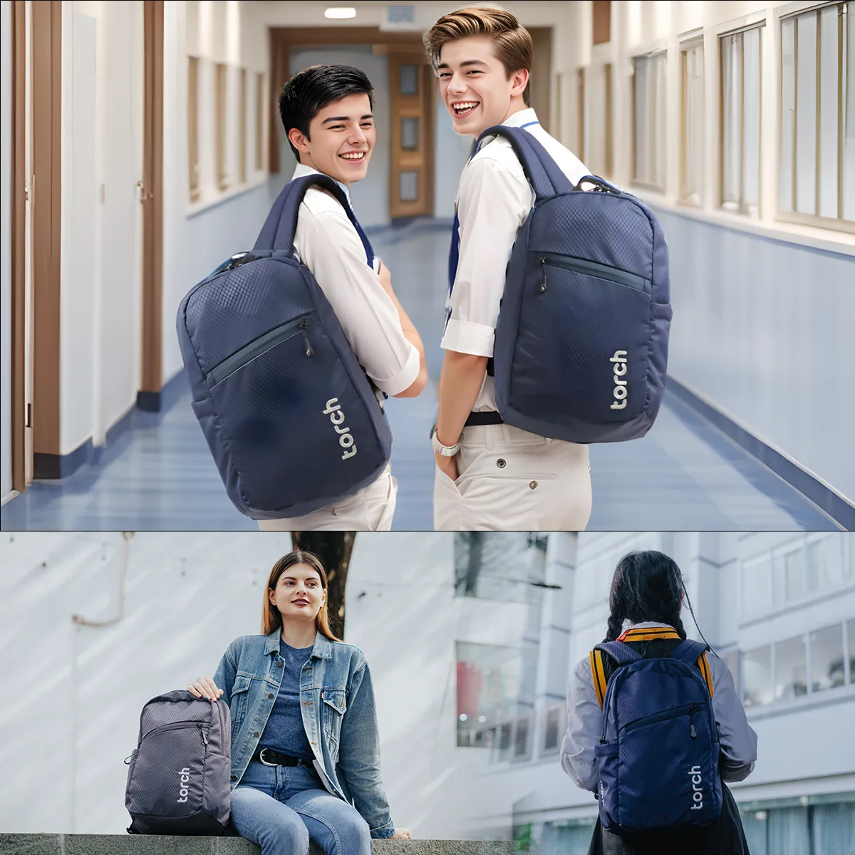 Almeria Tas Ransel Sekolah Torch 15L