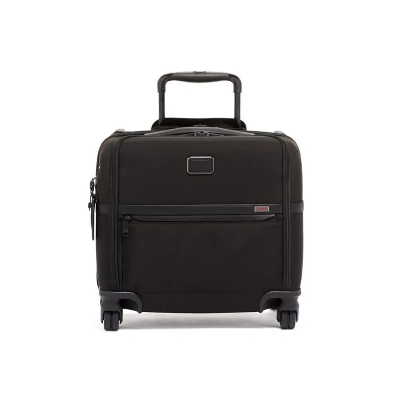 Alpha Compact 4 Wheeled Brief - Black