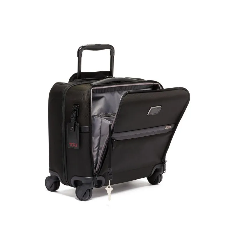 Alpha Compact 4 Wheeled Brief - Black