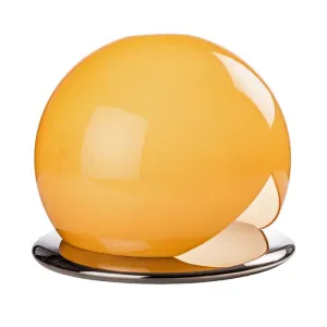 Amber Yellow Bloss Murano Glass Table Lamp From Venini