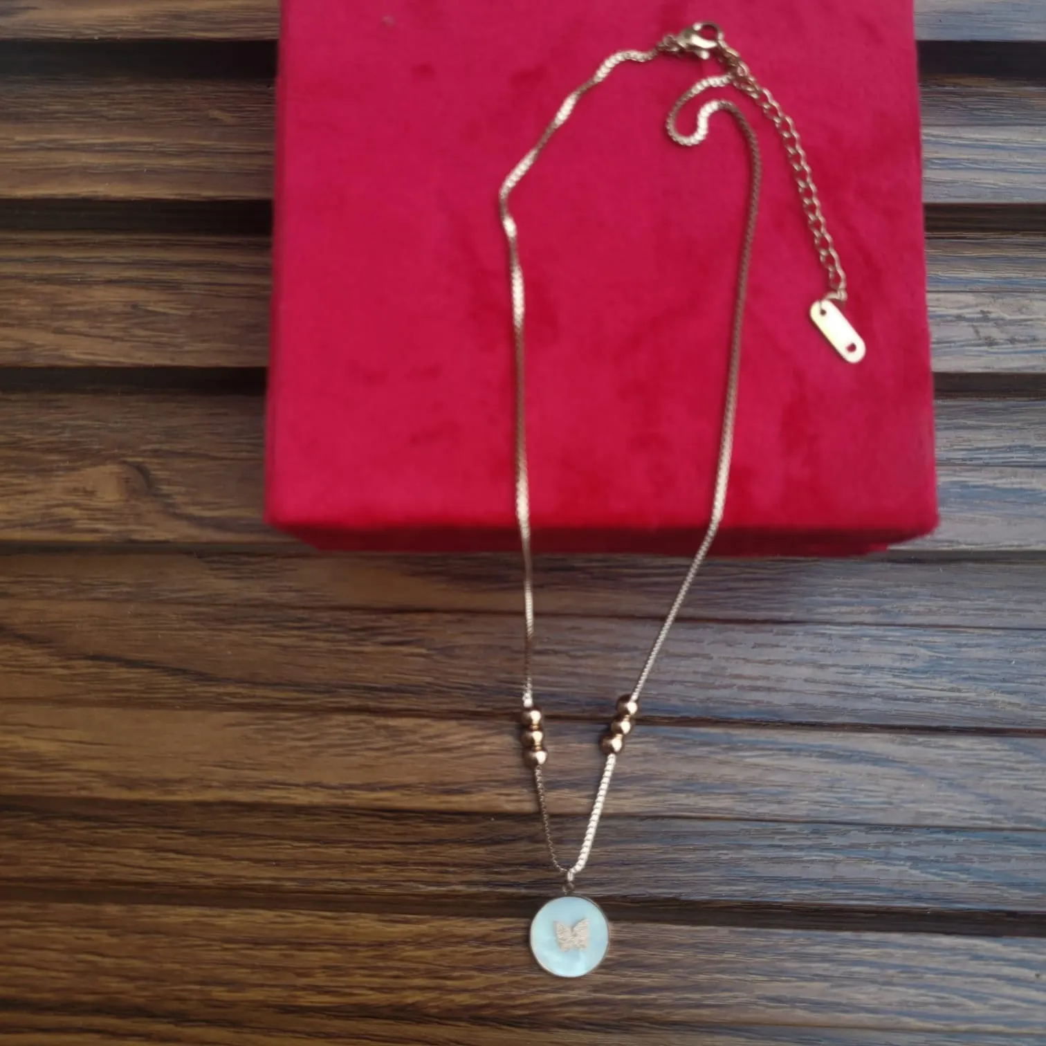 Anti tarnish Pendant  Necklace