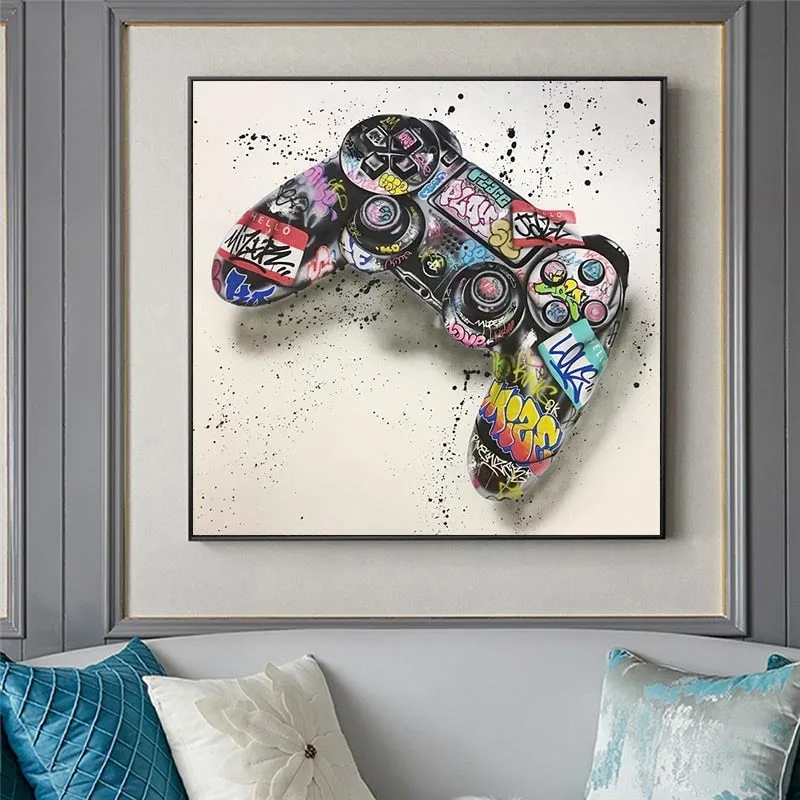 Art mural Graffiti Canvas