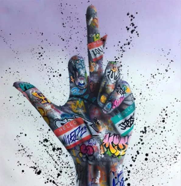 Art mural Graffiti Canvas