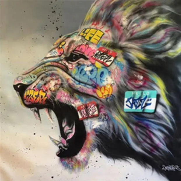 Art mural Graffiti Canvas