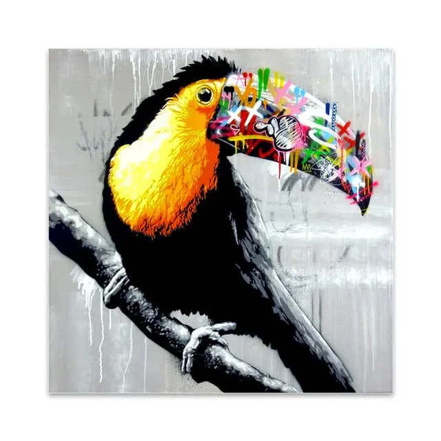 Art mural Graffiti Canvas