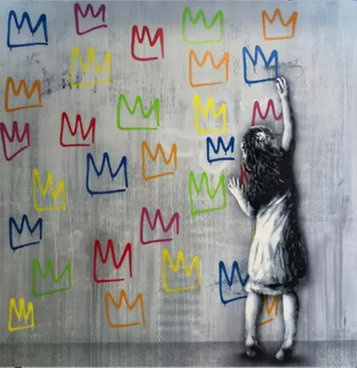 Art mural Graffiti Canvas