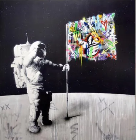 Art mural Graffiti Canvas