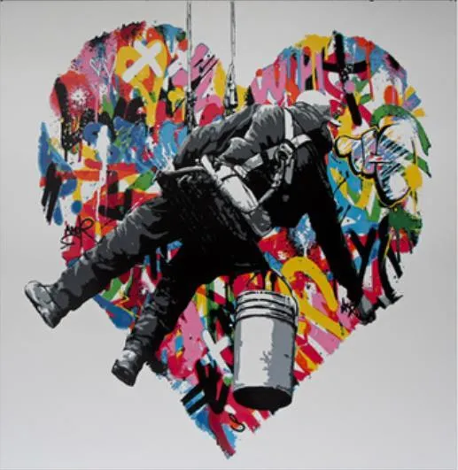 Art mural Graffiti Canvas