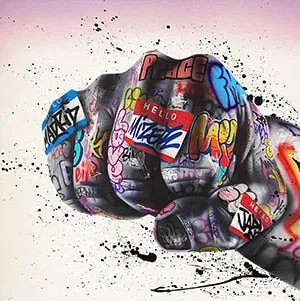 Art mural Graffiti Canvas