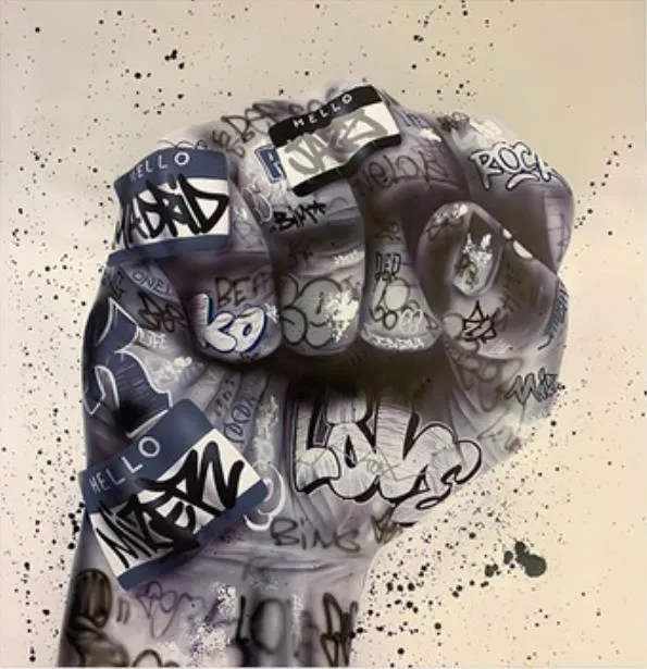 Art mural Graffiti Canvas