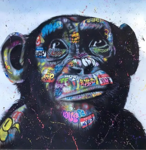 Art mural Graffiti Canvas