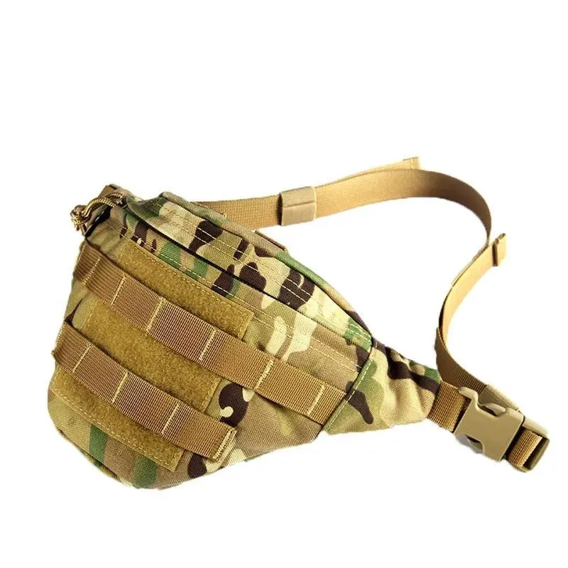 B88018 Outdoor Sport Travel Cmaouflage Pocket  Riding  Mountaineering  Waist Pack for Men and Women
