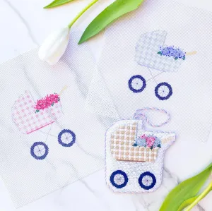 Baby Carriage Needlepoint Canvases