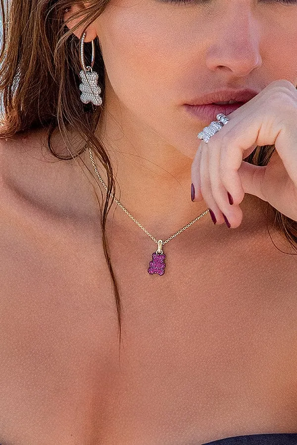 Baby Valentin Yummy Bear (CLIPPABLE) Adjustable Necklace