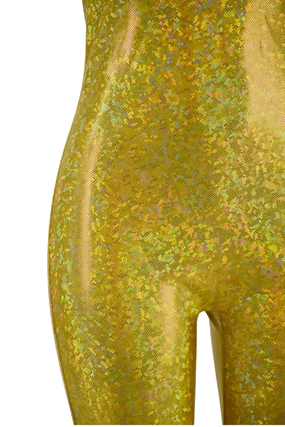 Backless Bootcut Catsuit with Showtime Collar