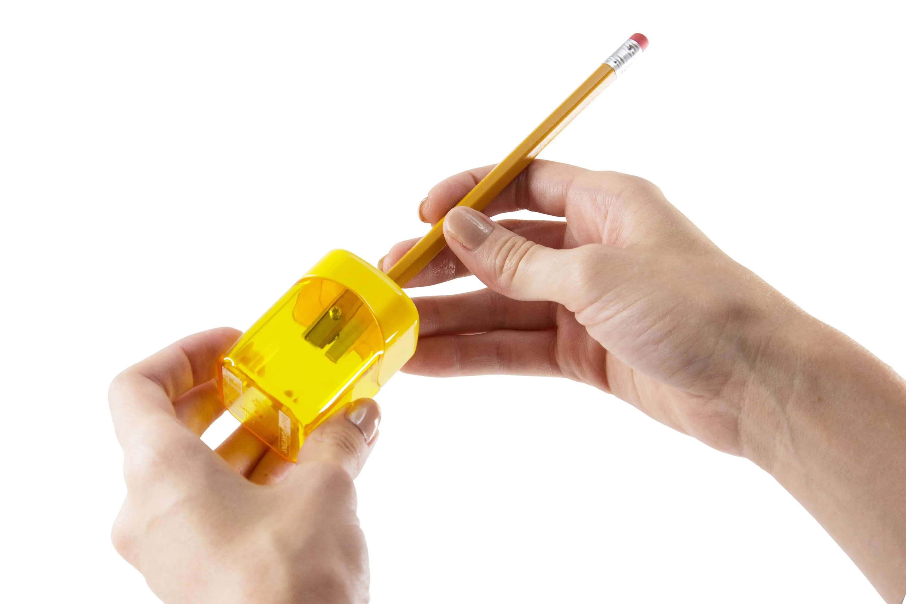 Baumgartens Wave Pencil Sharpener Single Hole ASSORTED Colors (19050)