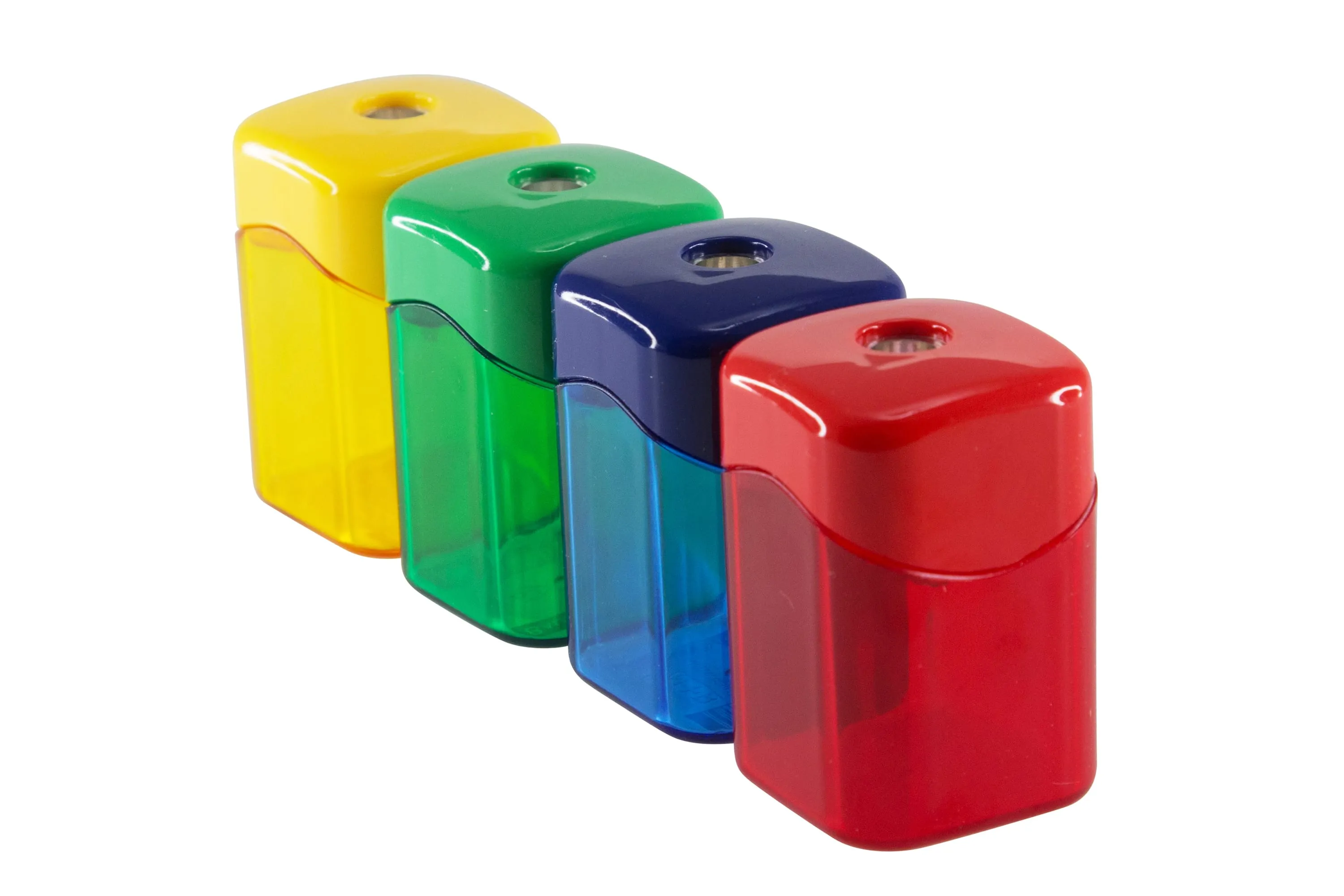Baumgartens Wave Pencil Sharpener Single Hole ASSORTED Colors (19050)